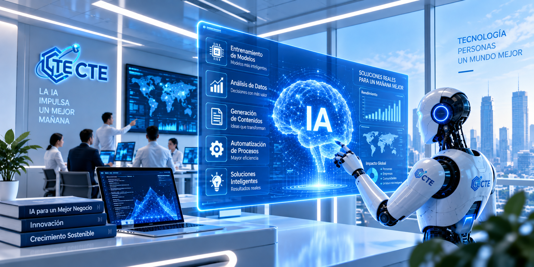 CTE: aplicaciones de inteligencia artificial, modelos, datos y automatización
